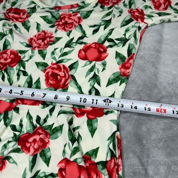 NEW Lot 2 Lularoe Dresses "Ellie" Small "Nicole" XS Runs Large Floral Comfy Midi - Picture 7 of 16